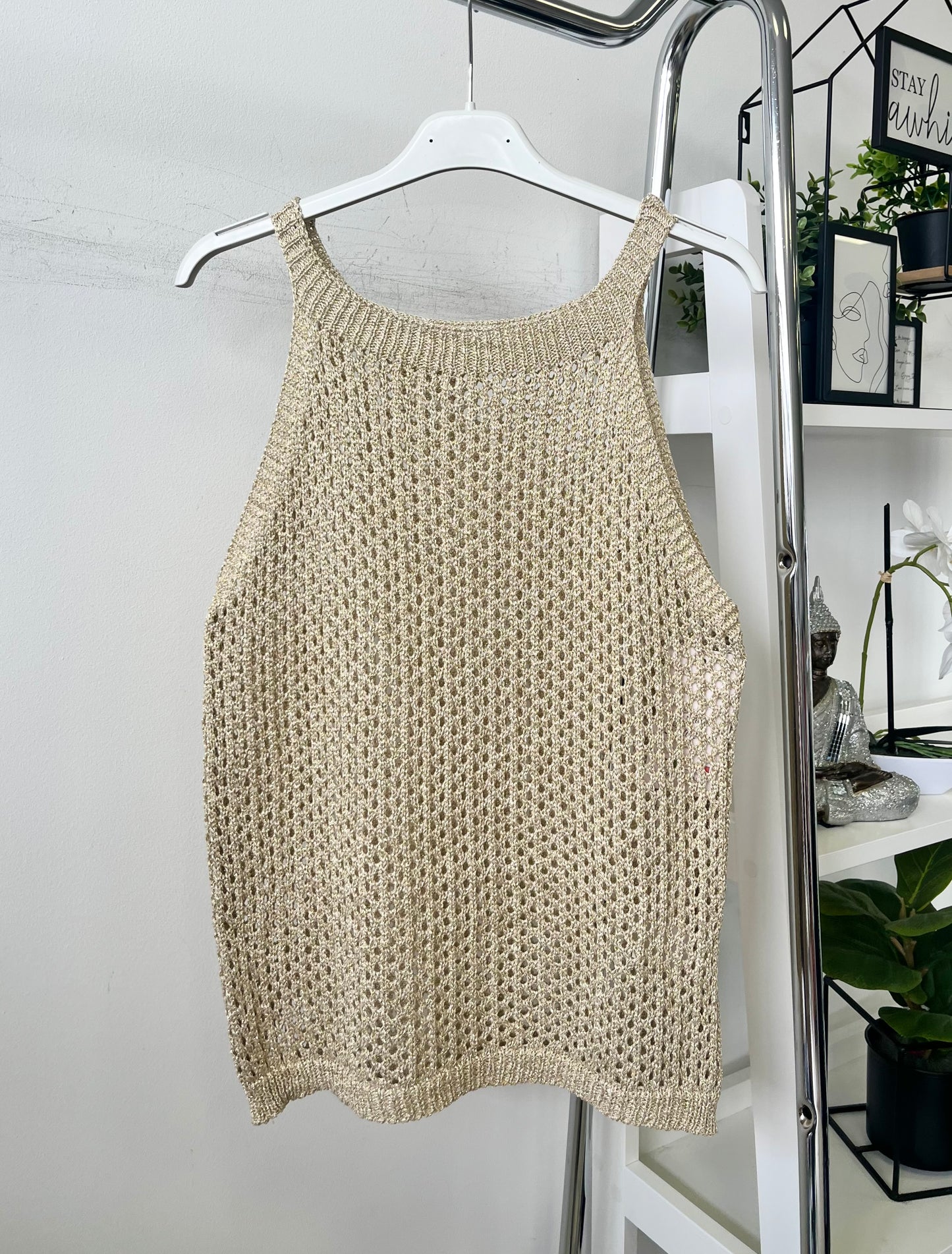 10910 LUREX lyukacsos top/felső