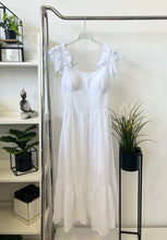 Kép betöltése a galériamegjelenítőbe: 12087 ZEFI fodros pántos madeira ruha
