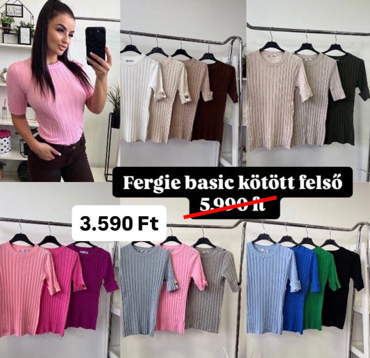 0015 FERGIE basic kötött felső