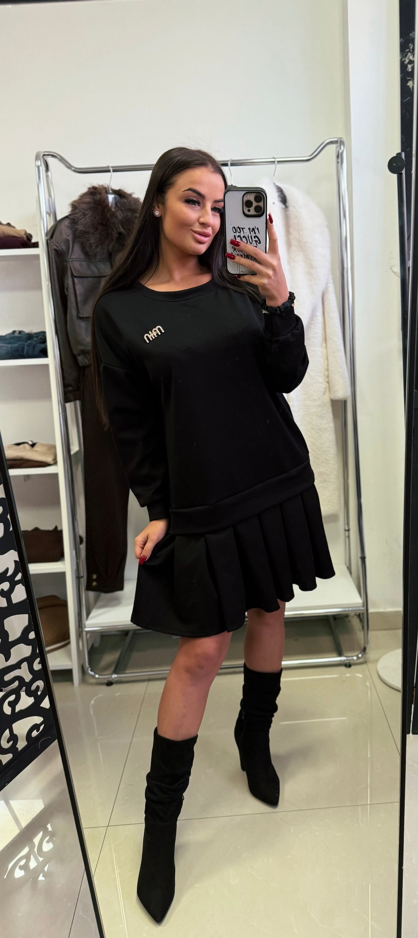 6669 MIRY rakott szoknyás ruha/tunika