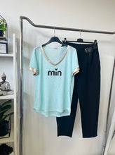 Kép betöltése a galériamegjelenítőbe: 67802 MIN Türkíz felső
