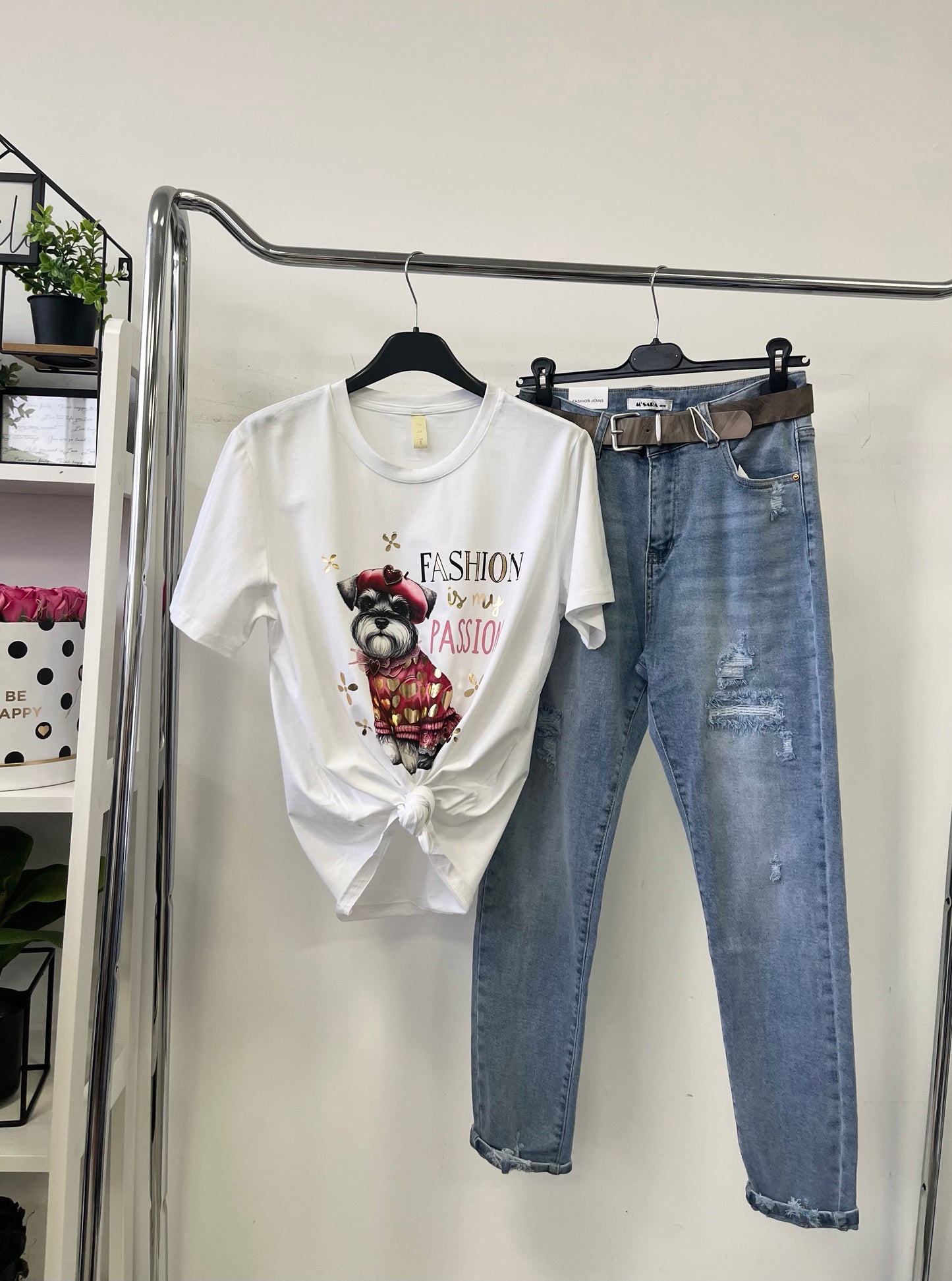 2225 FASHION IS MY PASSION pamut póló