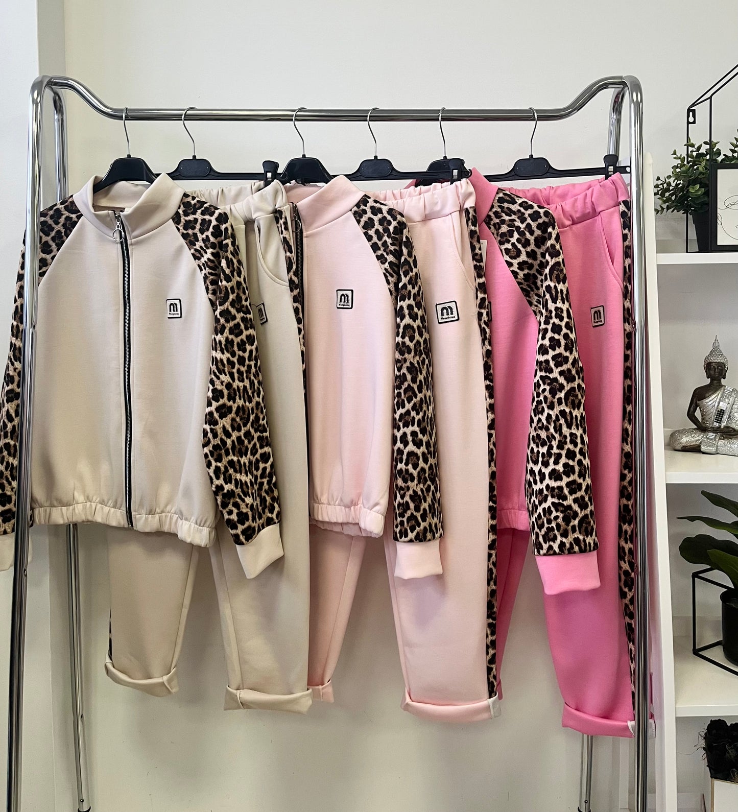 8713 MIU színes-leopárd jogging