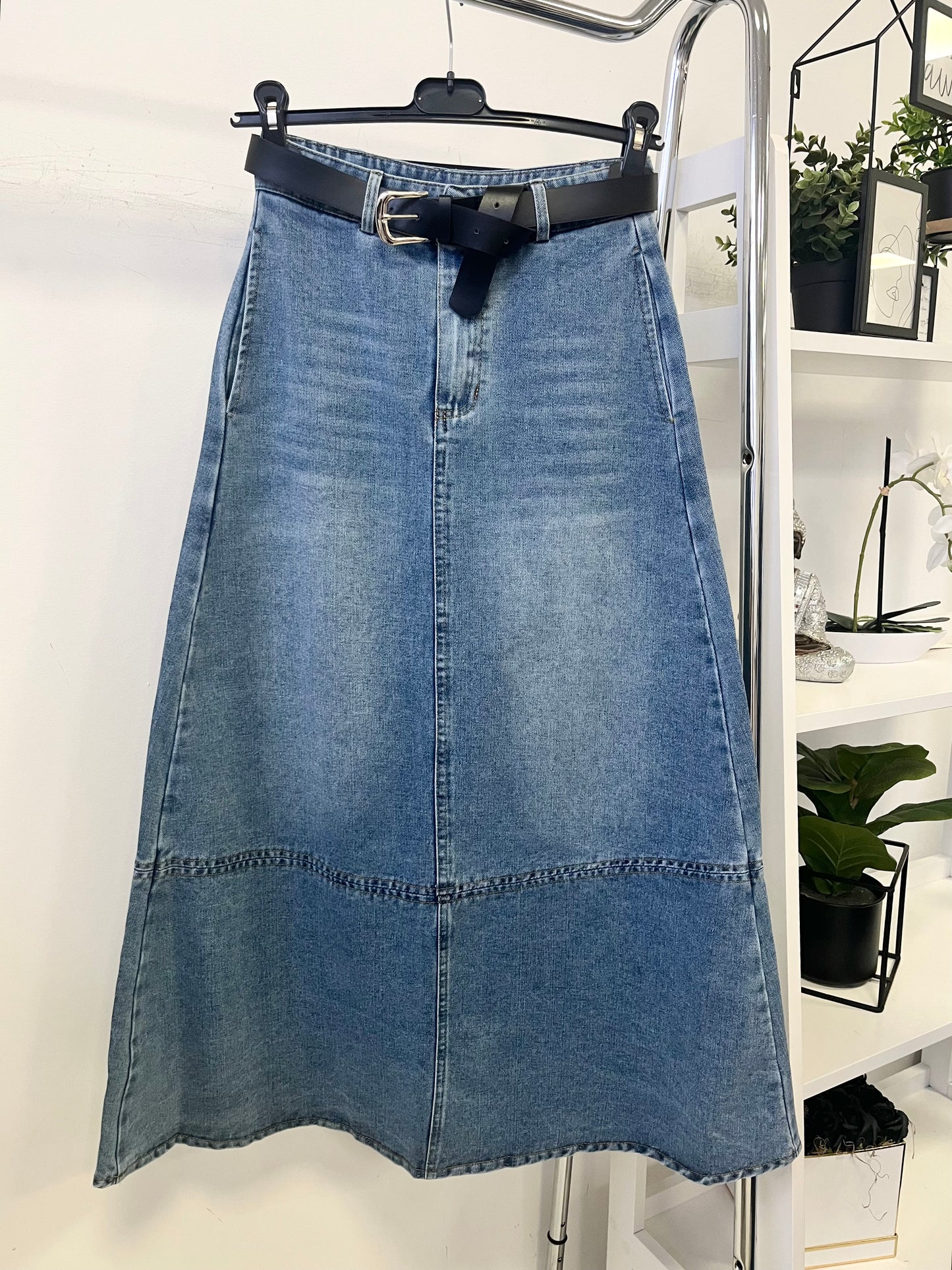 9711 FRANCY farmer maxiszoknya övvel