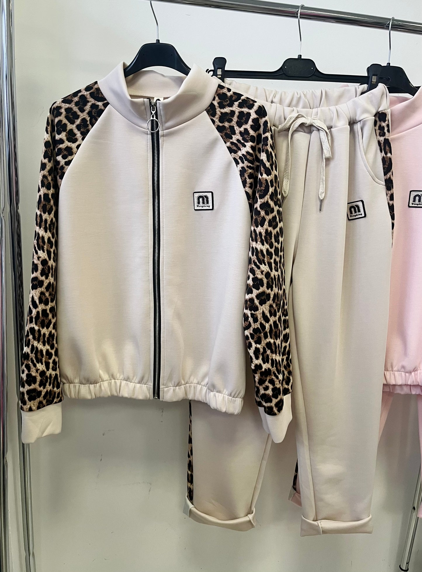8713 MIU színes-leopárd jogging