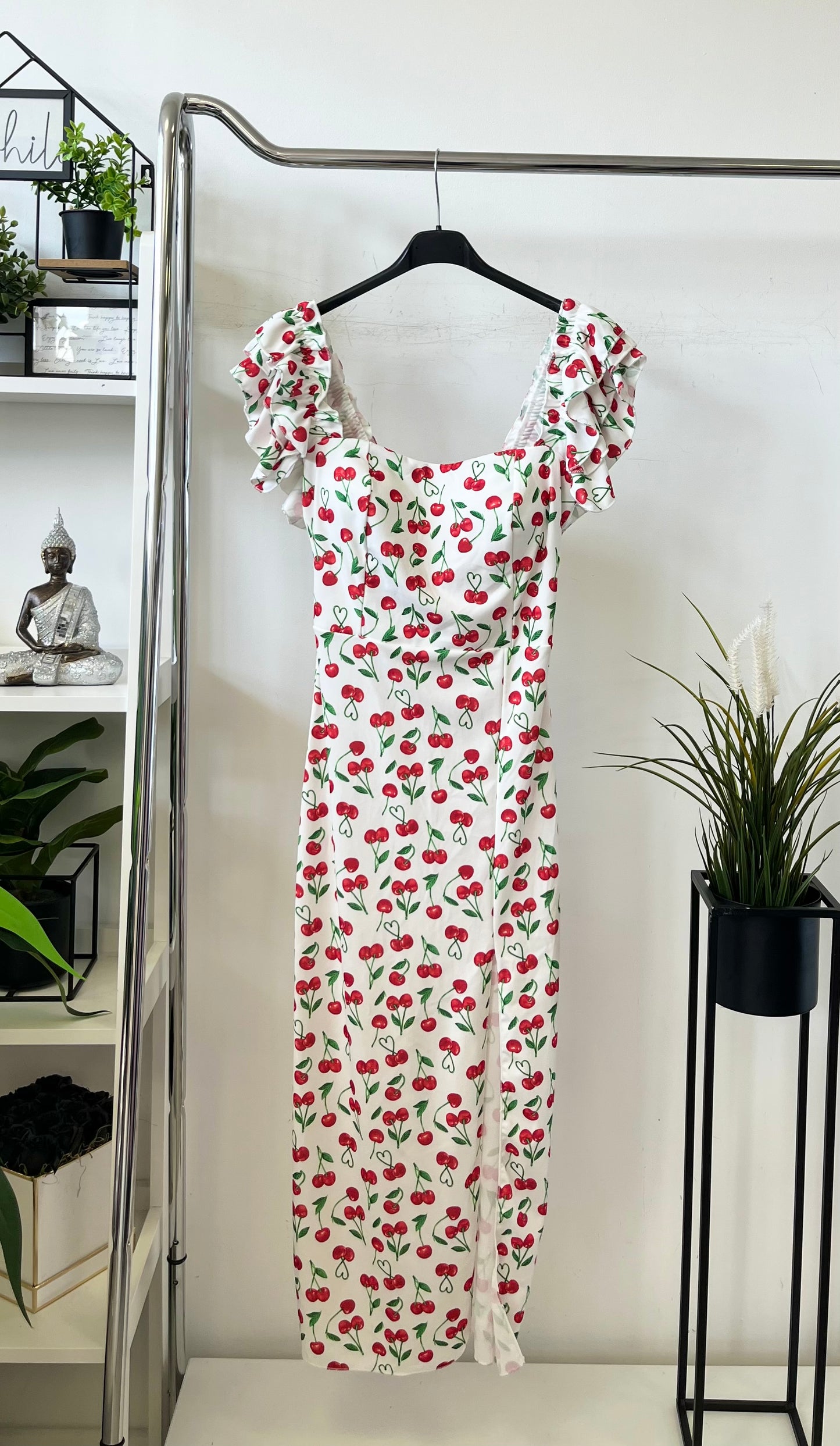 41070 PANNI dupla fodros vállú CHERRY  ruha