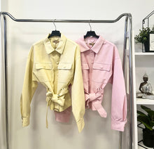 Kép betöltése a galériamegjelenítőbe: 8961 PENNY öves oversized műbőr kabát
