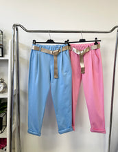 Kép betöltése a galériamegjelenítőbe: 6773 LOREN öves pamut nadrág
