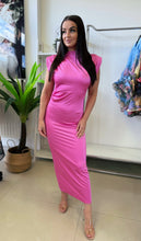 Kép betöltése a galériamegjelenítőbe: 40273 LINDA maxi ruha válltöméssel
