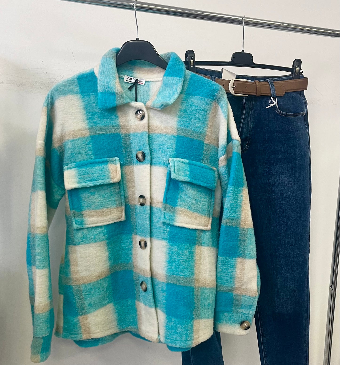 9290 BLUE meleg ingkabát