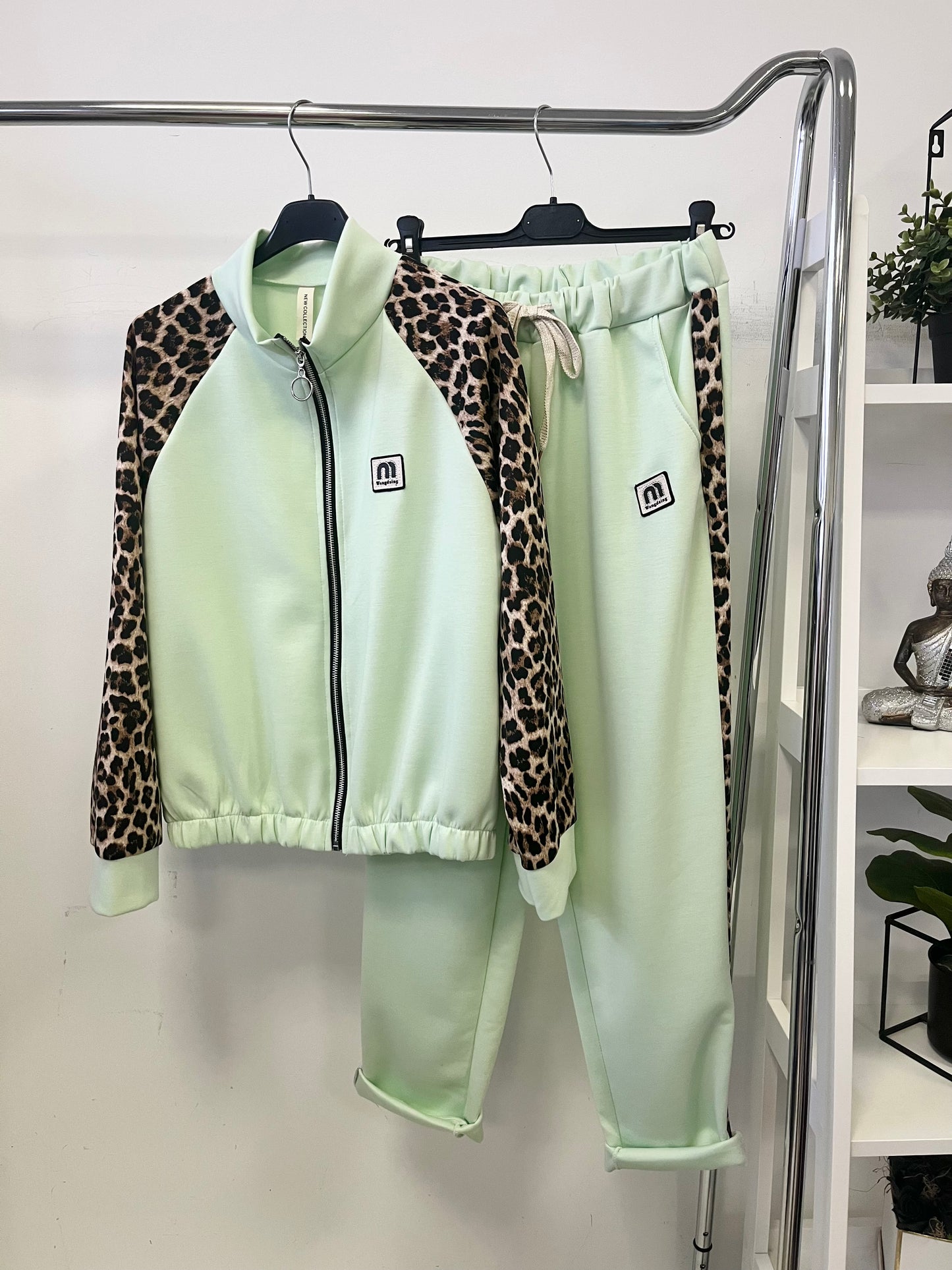 8713 MIU színes-leopárd jogging