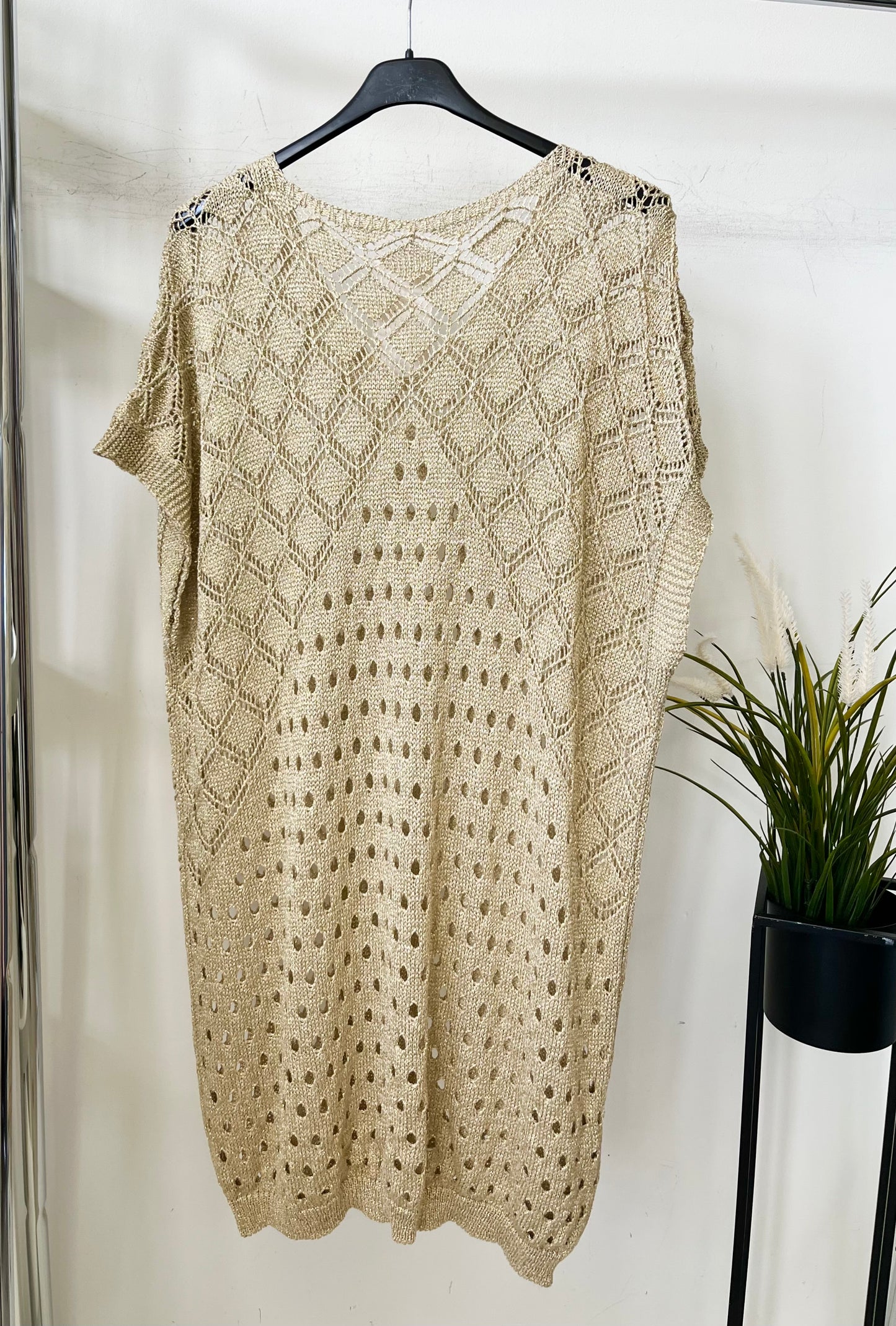 3201 LUREX mintás ruha/tunika