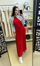 Kép betöltése a galériamegjelenítőbe: 3735 CLARA pliszírozott szoknyás ruha
