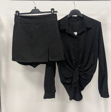 Kép betöltése a galériamegjelenítőbe: 13168 ARIA Strasszköves szoknya/sort
