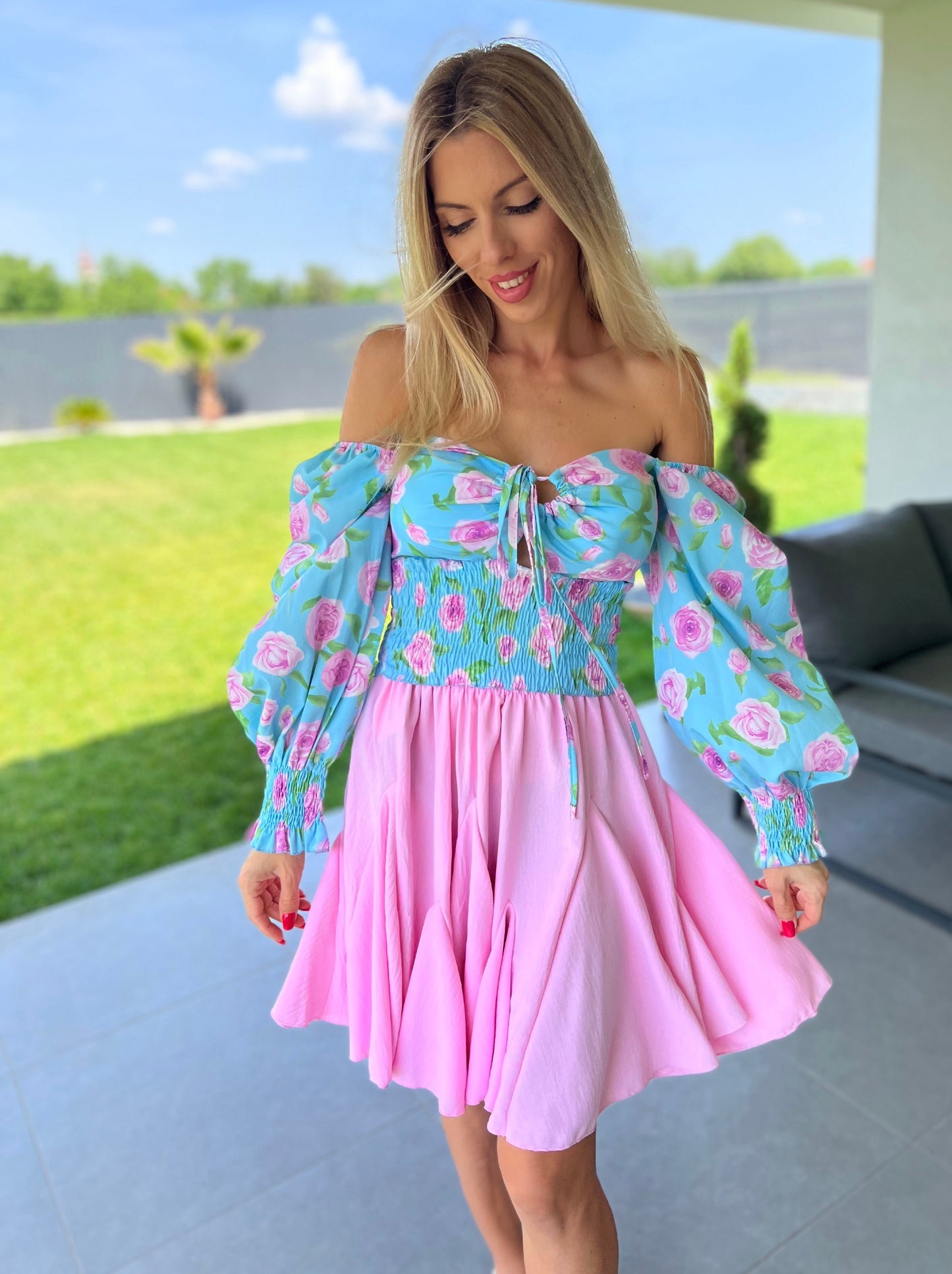 245472 LAUREN fodros szoknya