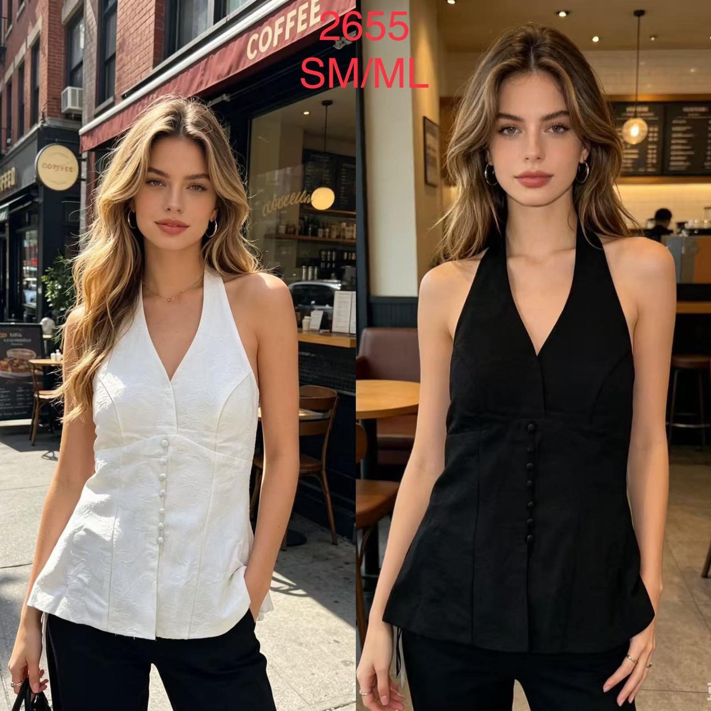 2655 MONICA halter top