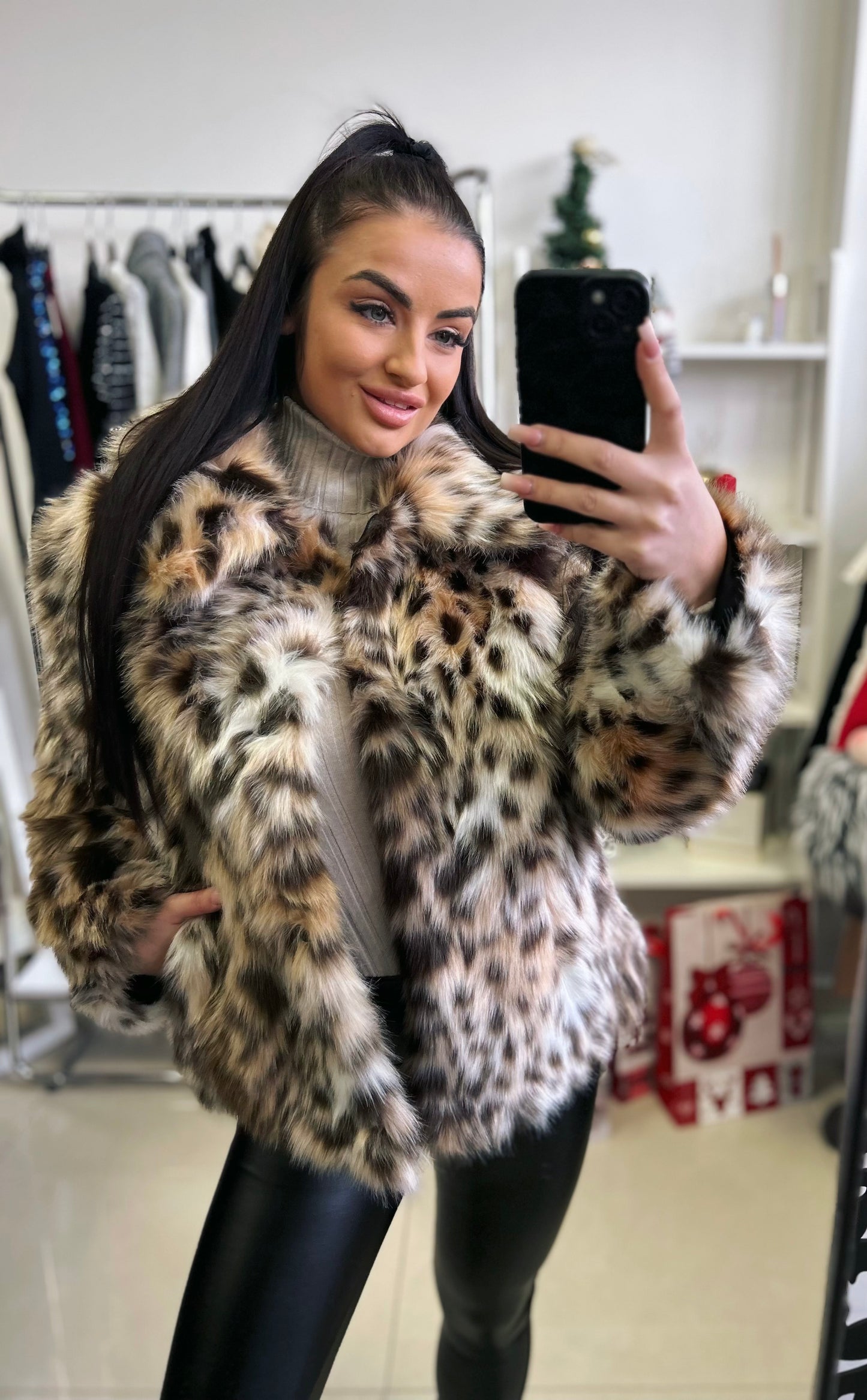66071 LEOPARD műszőrme bunda