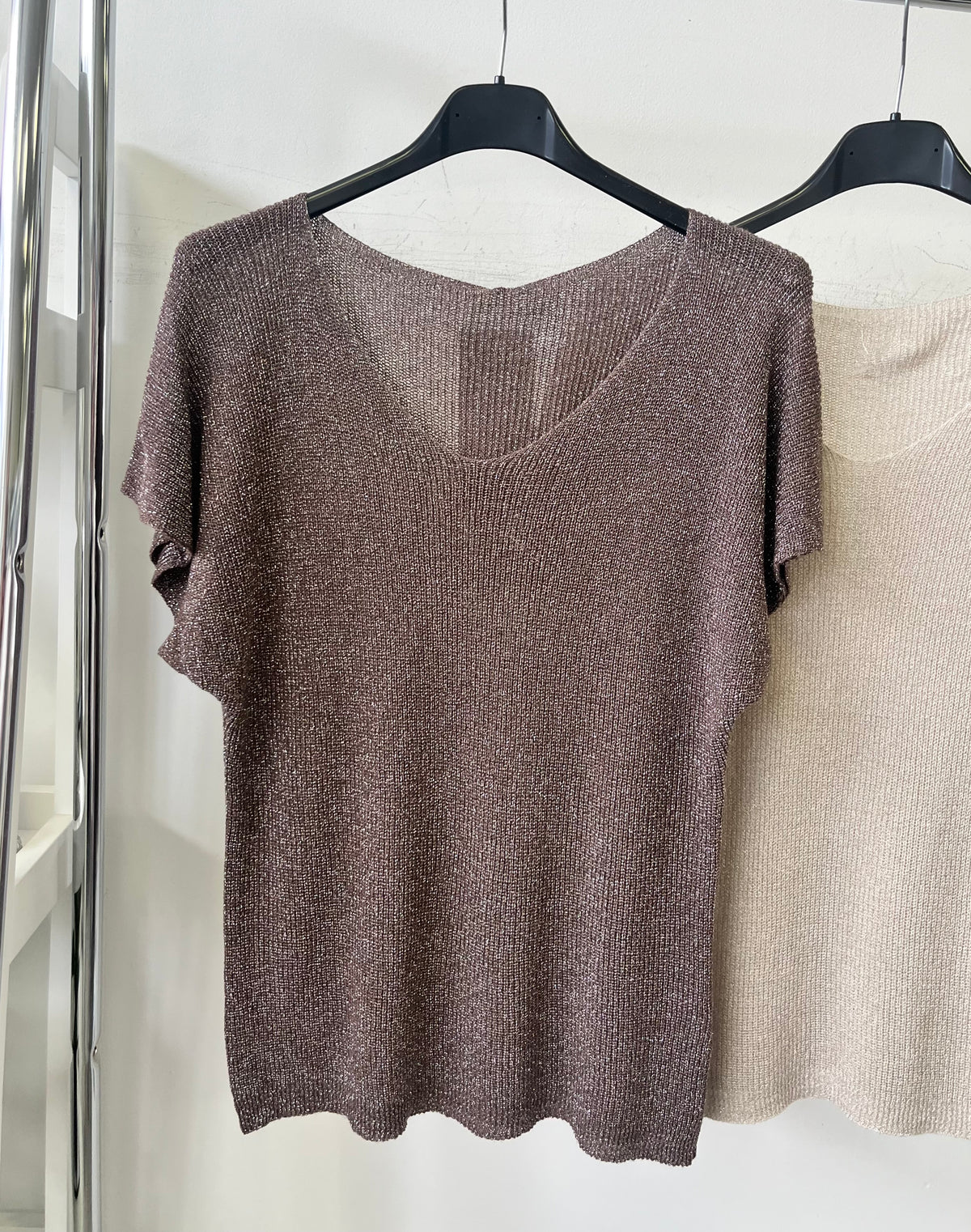 4195 LUREX V nyakú felső