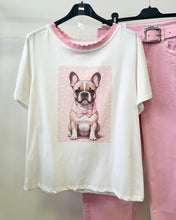 Kép betöltése a galériamegjelenítőbe: 8115 PINKY bulldog póló
