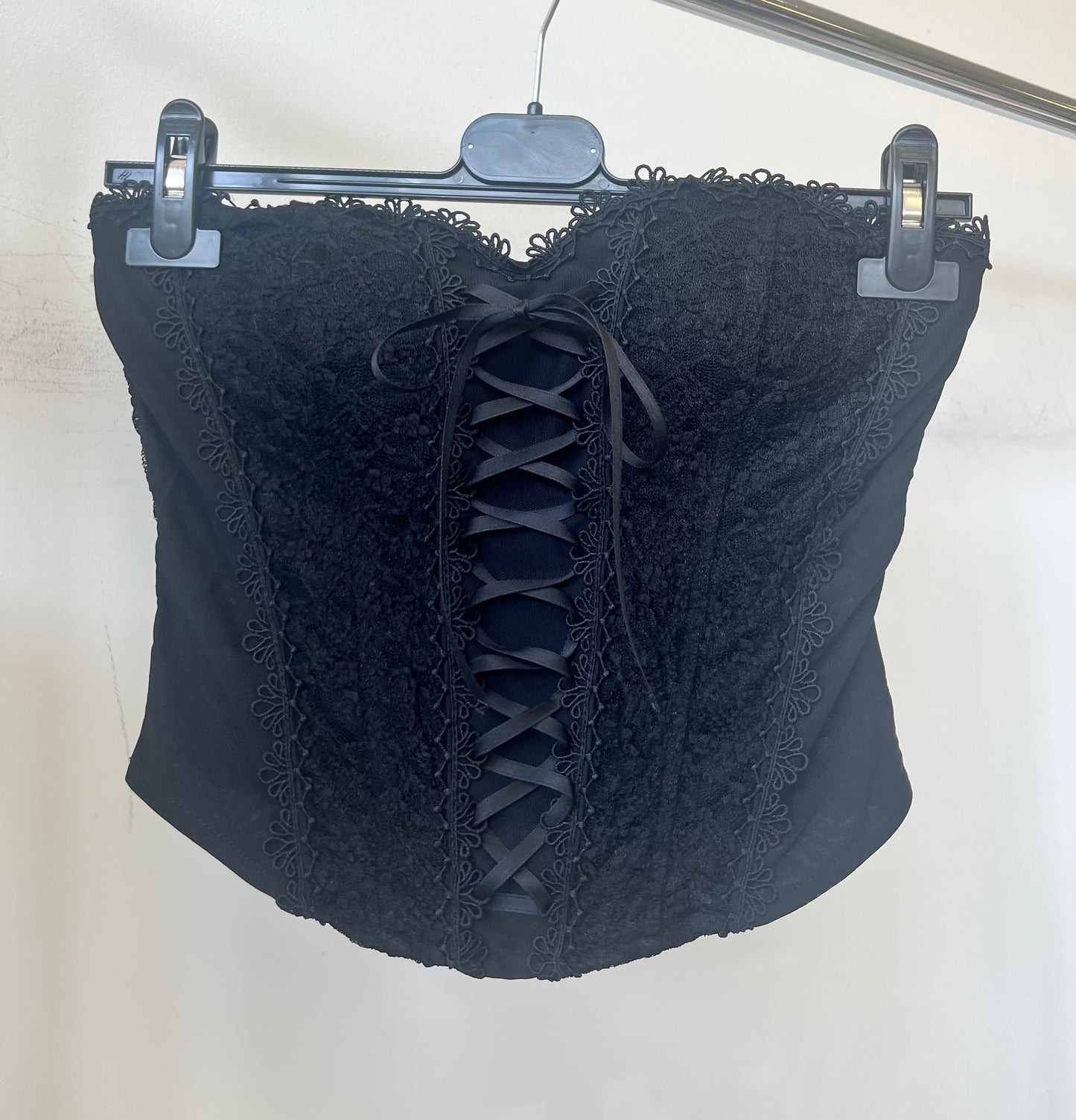 7298 ZITA fűzős csipke top