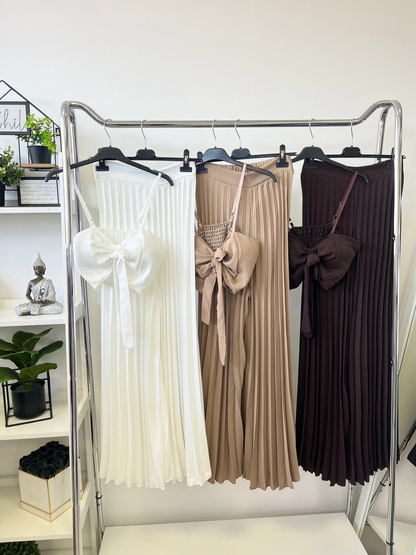 10159 ALIANA top + pliszírozott nadrág szett
