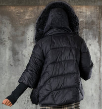 Kép betöltése a galériamegjelenítőbe: 6038 DONNA oversize passzés ujjú kabát
