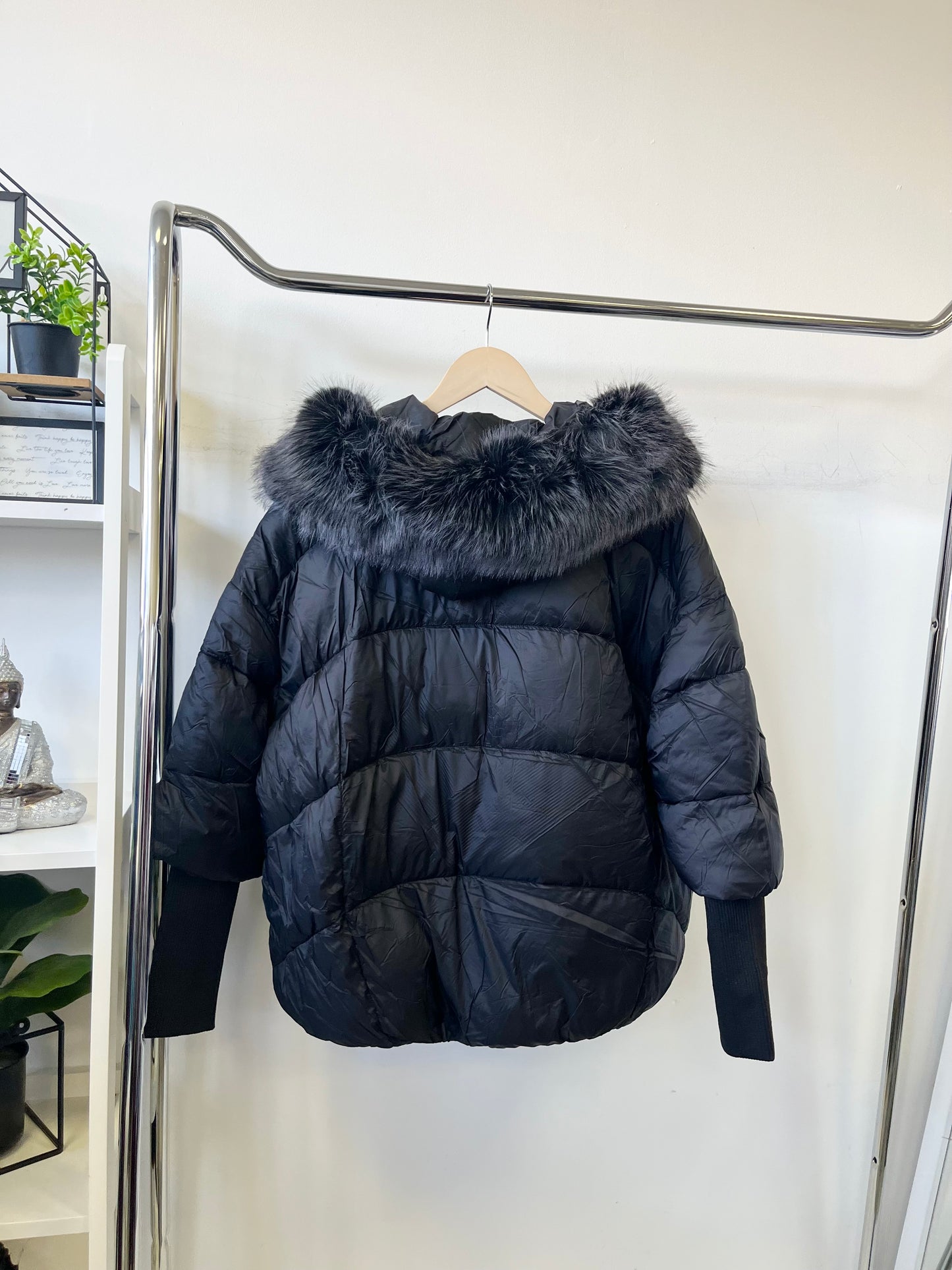 6038 DONNA oversize passzés ujjú kabát