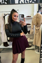 Kép betöltése a galériamegjelenítőbe: 31932 RAION rakott pamut szoknya/sort
