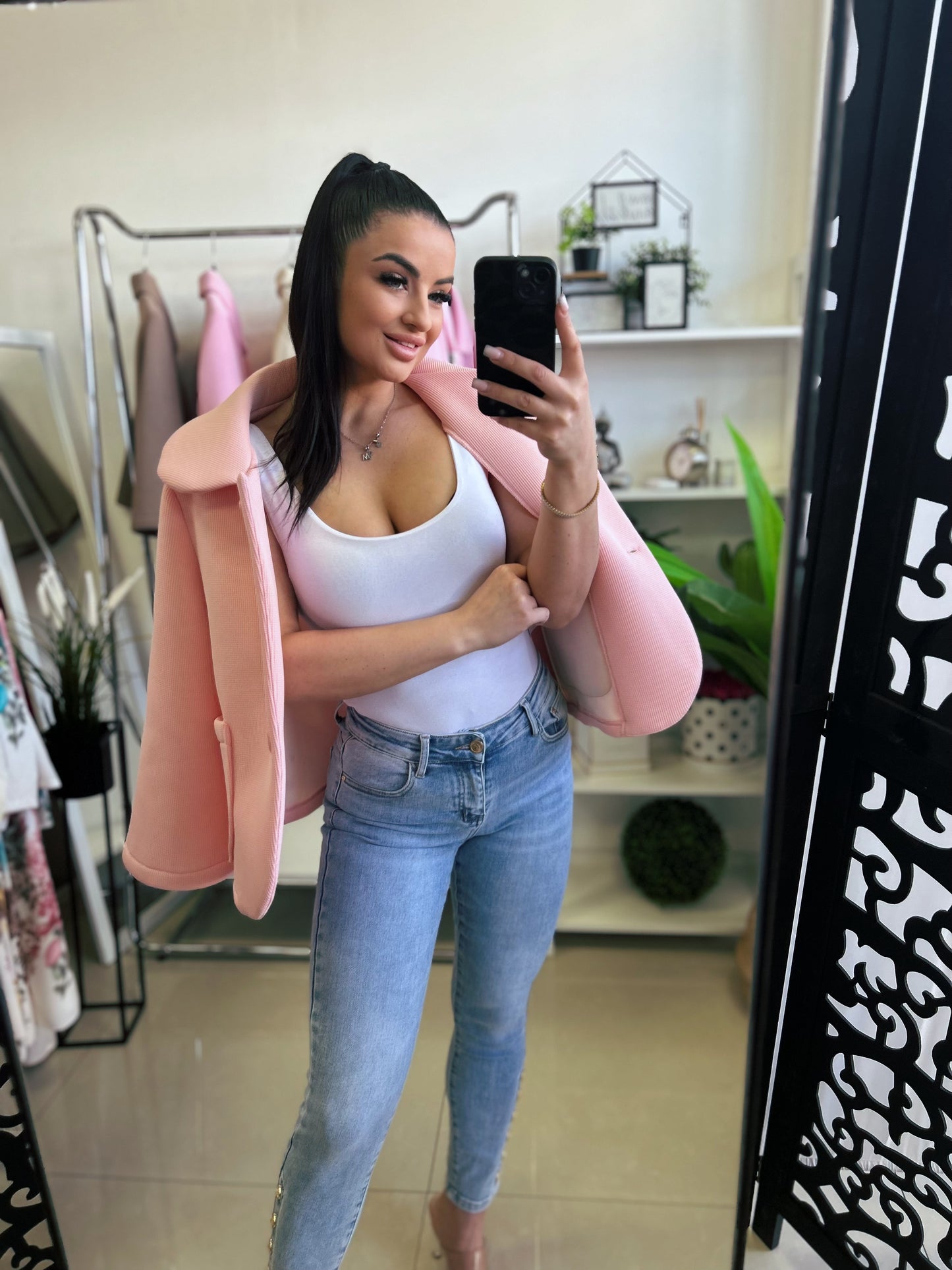 95968 TIFFANY elegáns átmeneti kabát