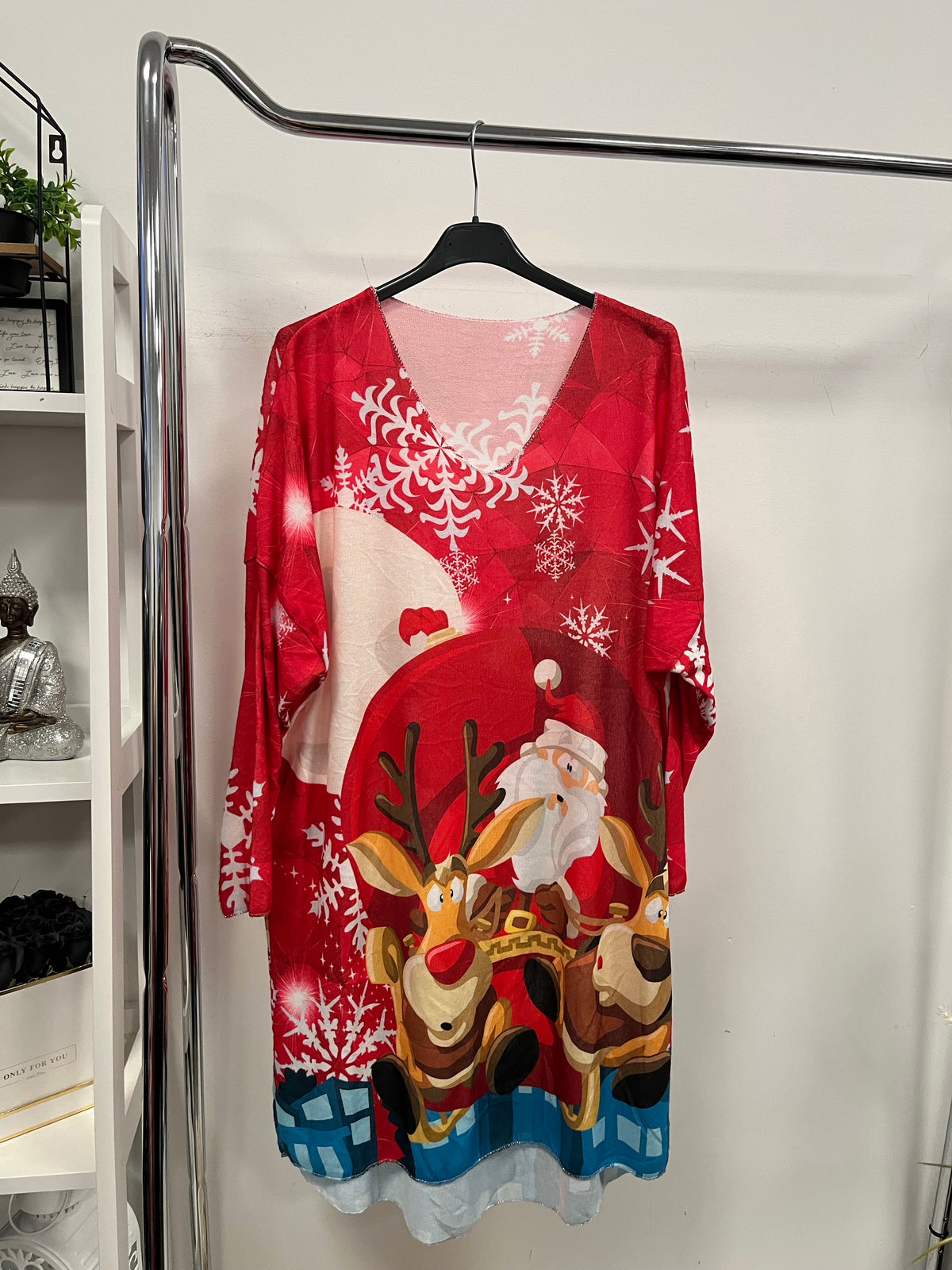 Karácsonyi oversize tunika/ruha