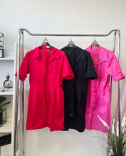 Kép betöltése a galériamegjelenítőbe: 23314 VINETTA vászon mini ruha
