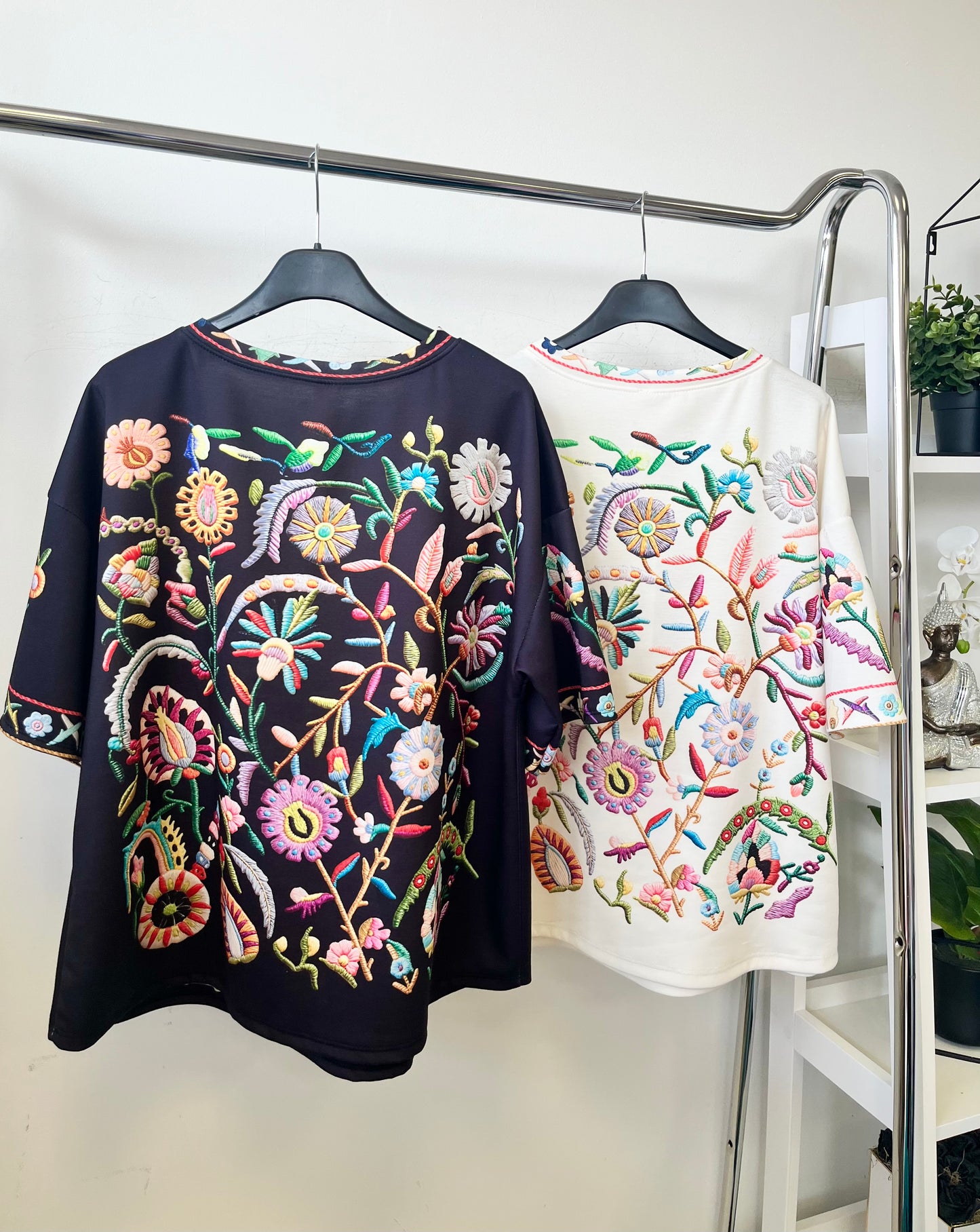 404 NELLA mintás oversize felső