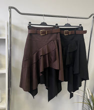 Kép betöltése a galériamegjelenítőbe: 005052 IRYNA fodros művelúr szoknya
