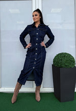 Kép betöltése a galériamegjelenítőbe: 2286 INDIGO farmer ruha
