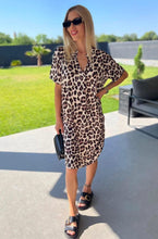 Kép betöltése a galériamegjelenítőbe: 6652 LISA leopárd ruha / tunika
