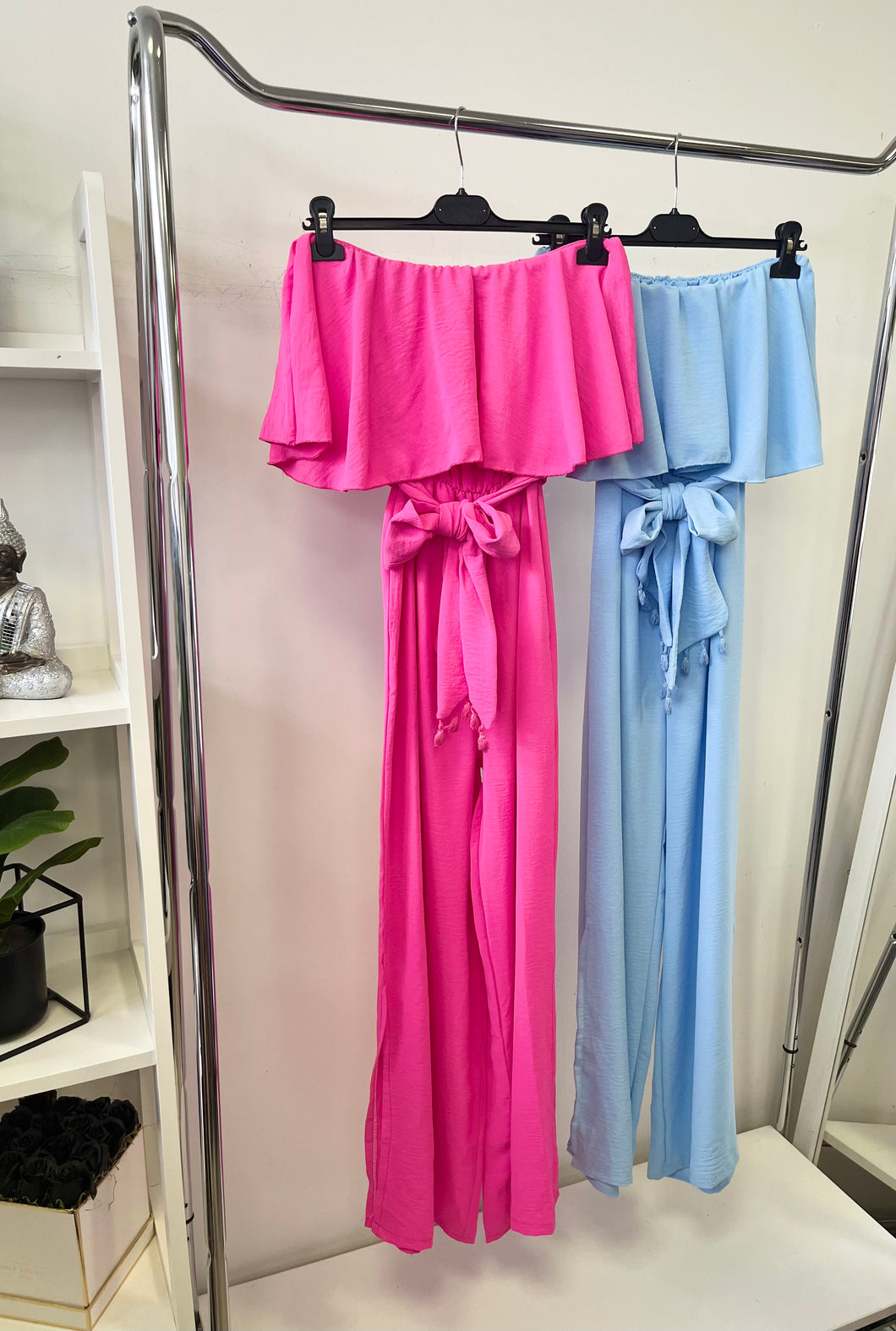 3764 DEBORAH fodros overál bojtos övvel