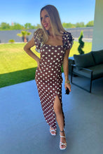 Kép betöltése a galériamegjelenítőbe: 41070 PANNI dupla fodros vállú PÖTTYÖS ruha
