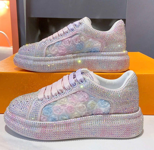 577 PINKY strasszos sneaker