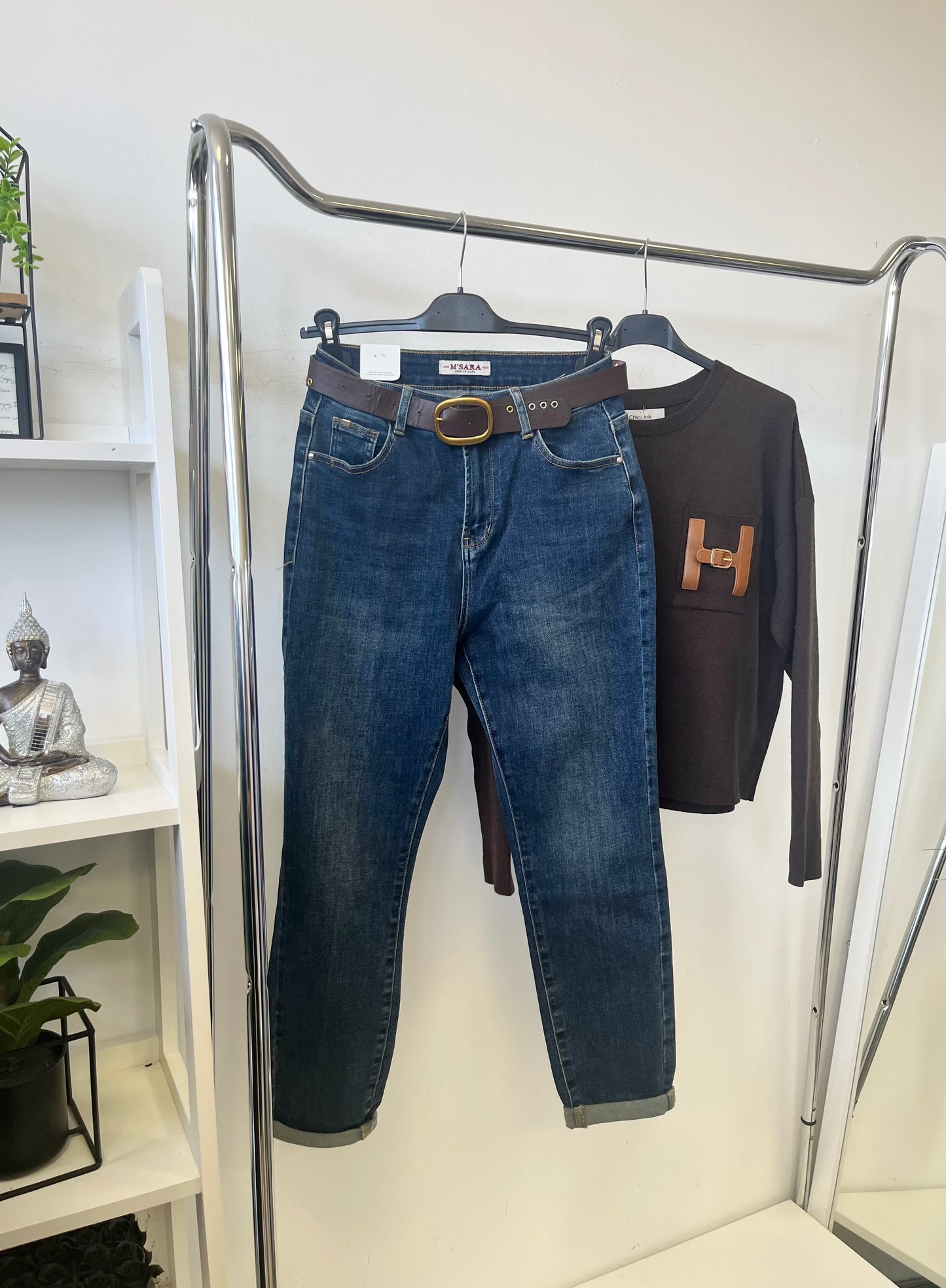 3568 INDIGÓ loose fit  farmer övvel