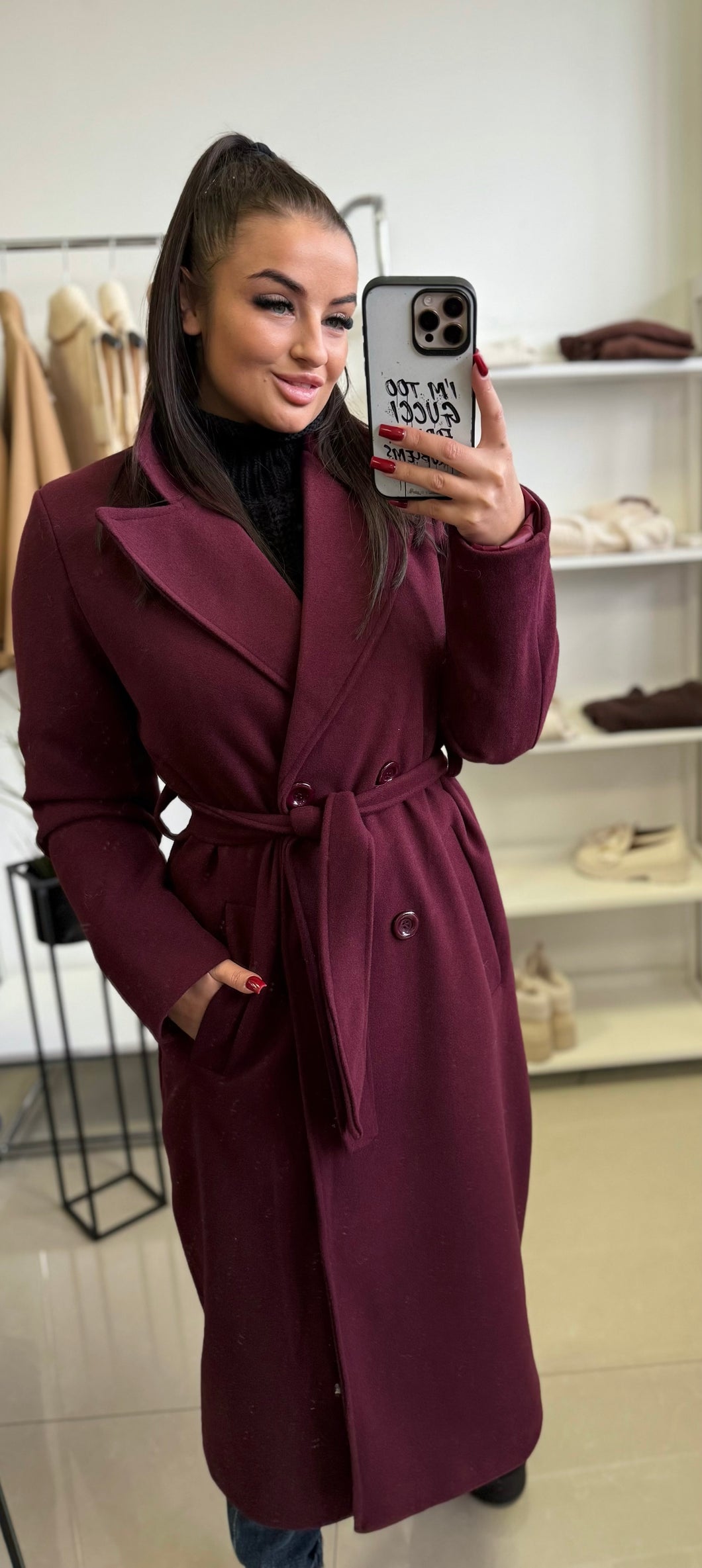 8782 PADLIZSÁN szövet kabát