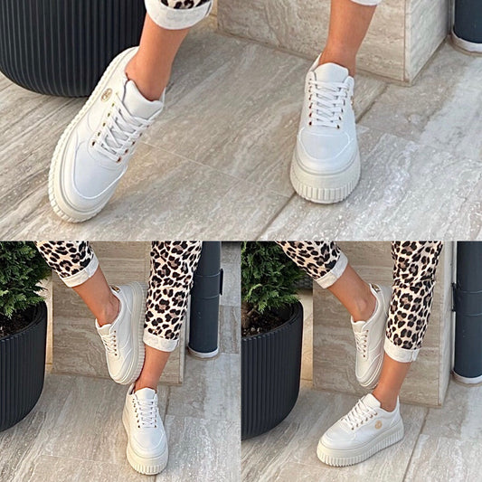 LX10 VIA beige sneakers