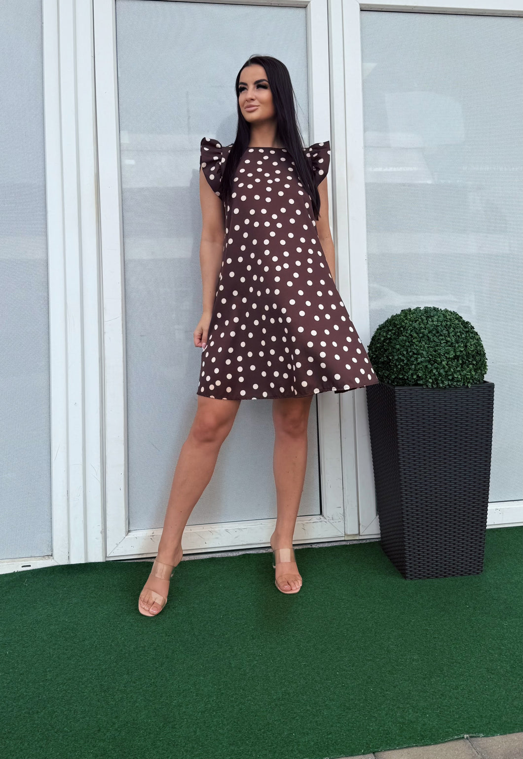 30846 csoki pöttyös BONITA ruha