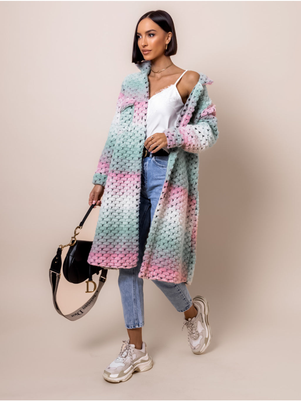9451 CHUNKY oversize ing-kabát