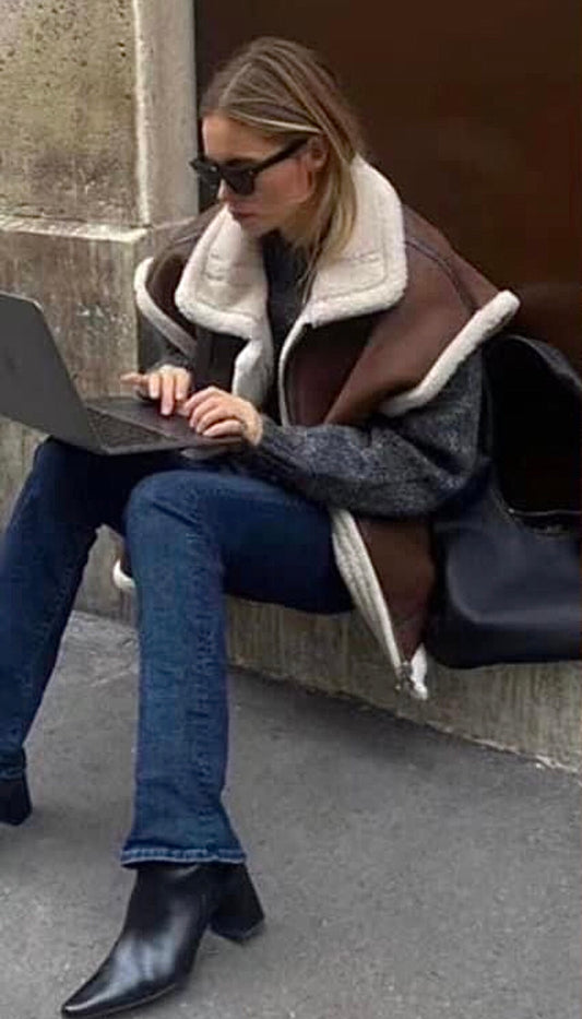 3108 DORINA oversize műirha mellény