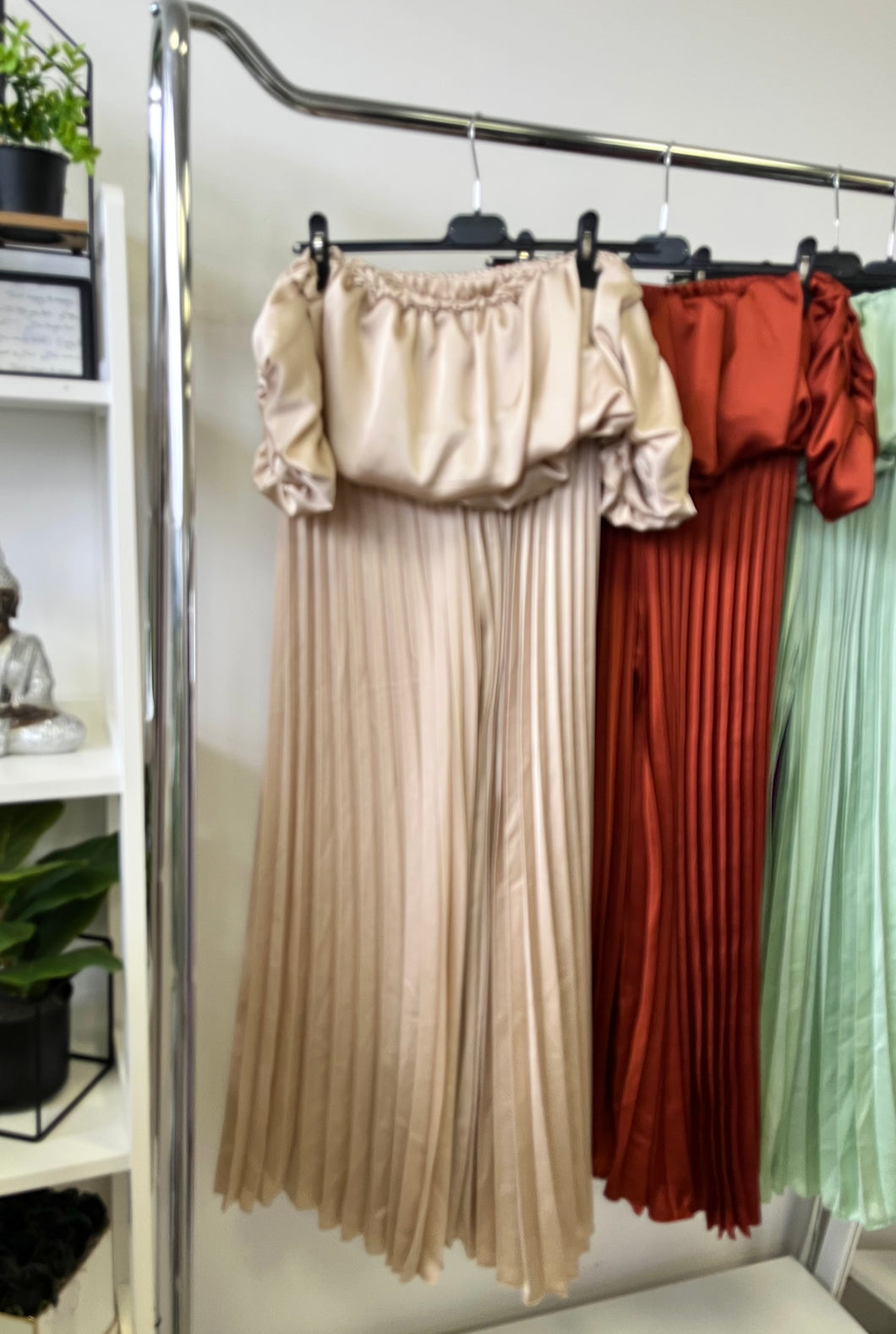 10102 BETTA szatén nadrág+top szett