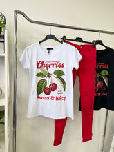 Kép betöltése a galériamegjelenítőbe: 2415 CHERRIES pamut póló
