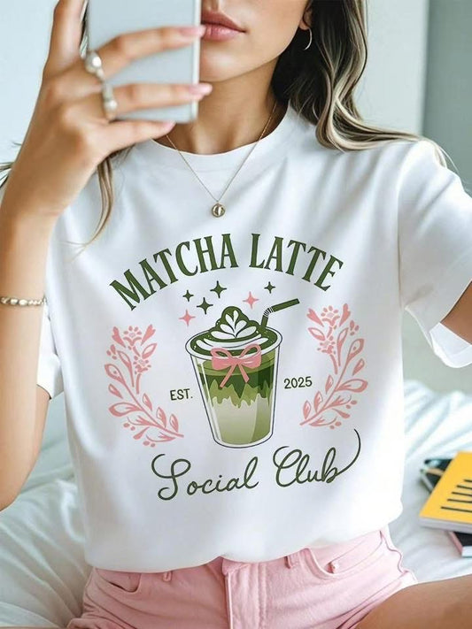 2415 MATCHA latte póló
