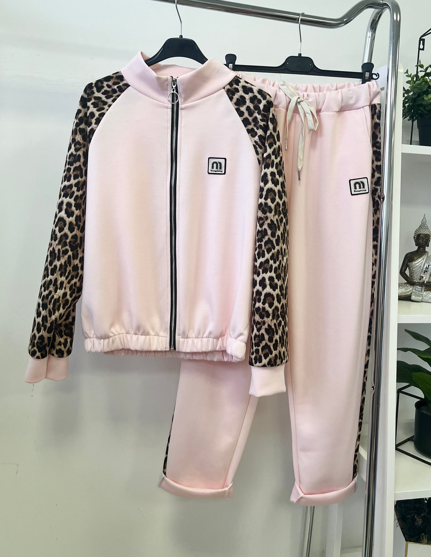 8713 MIU színes-leopárd jogging