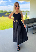 Kép betöltése a galériamegjelenítőbe: 12320 REBECA vászon szoknyás ruha
