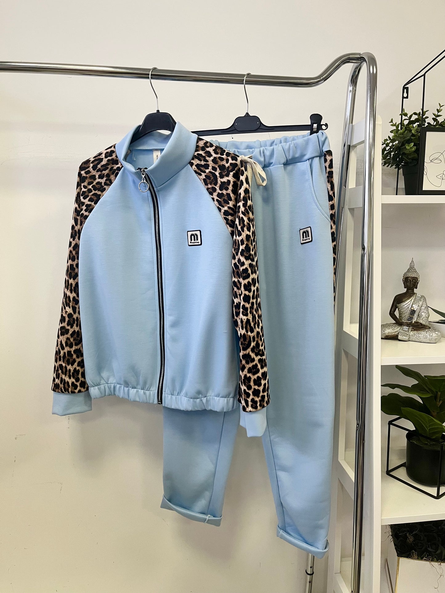 8713 MIU színes-leopárd jogging